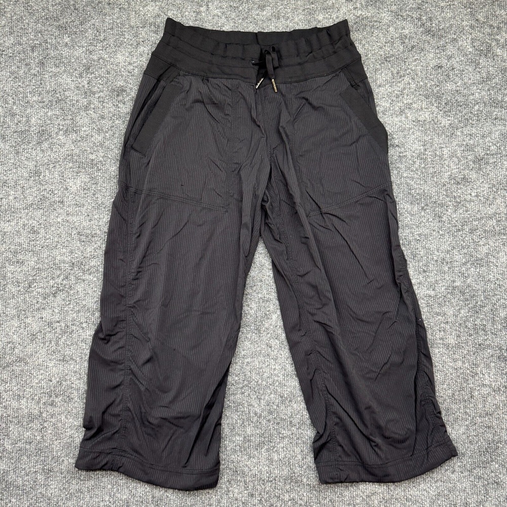 Lululemon Pants Womens 6 Black Striped Dance Studio